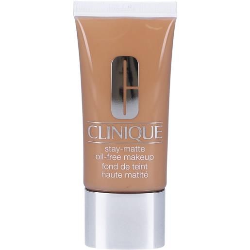 Clinique div. Estee Lauder Srl clinique stay-matte oil-free fondotinta tonalità sabbia 30 ml make up