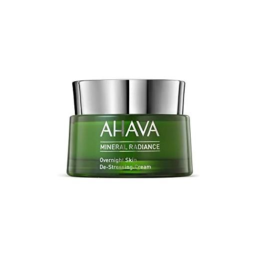 AHAVA mineral radiance crema notte anti stress - nutriente e idratante per una pelle radiosa - 50ml