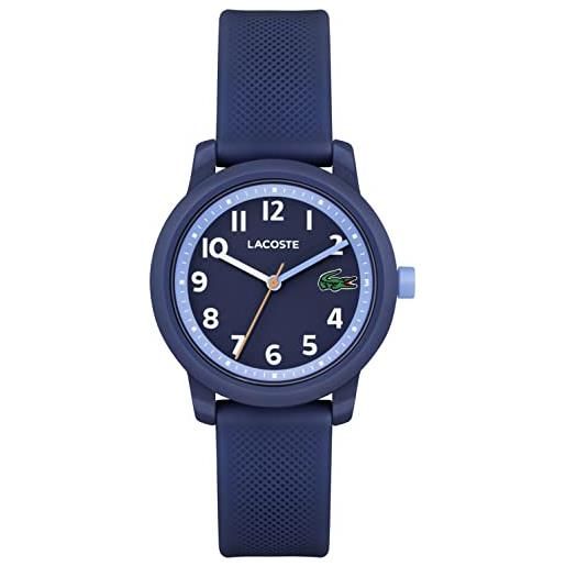 Lacoste orologio analogico al quarzo da bambini con cinturino in silicone blu navy - 2030043
