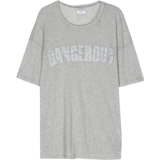 ERL t-shirt dangerous - grigio