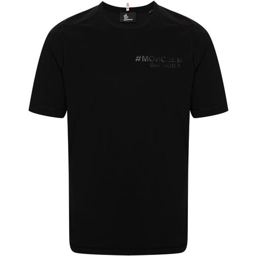 Moncler Grenoble t-shirt con logo - nero
