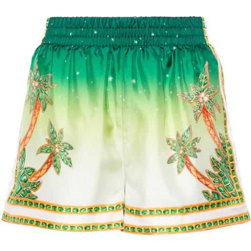 Casablanca shorts joyaux d'afrique - verde