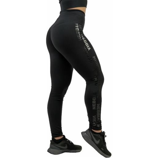 Nebbia classic high waist leggings intense iconic black s pantaloni fitness
