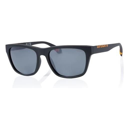 Superdry sds 5009 sunglasses 104p black orange/silver mirror, nero , einheitsgröße