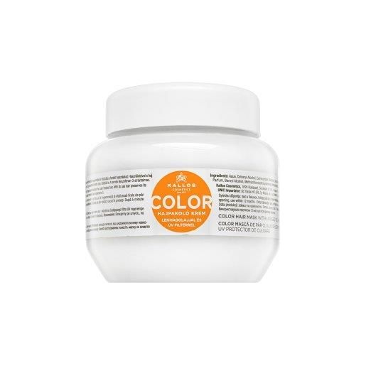 Kallos color hair mask maschera nutriente per capelli colorati e con mèches 275 ml