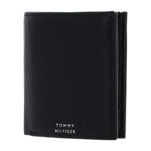 Tommy Hilfiger th premium leather trifold wallet black