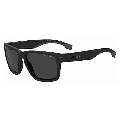 HUGO BOSS boss 1497/s occhiali da sole da uomo nero e grigio opaco