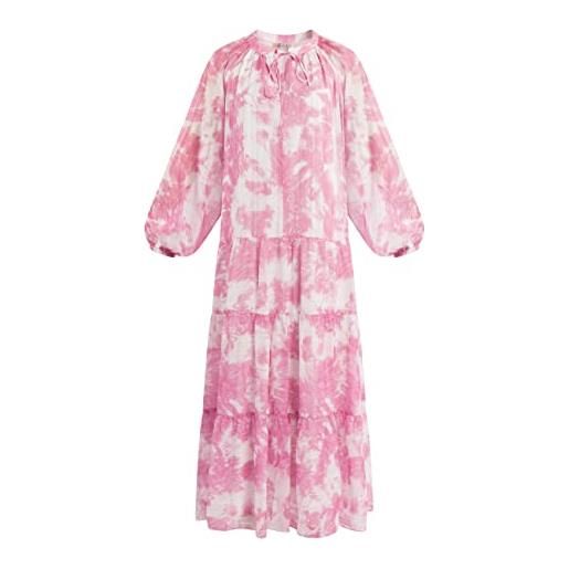 IZIA maxi abito con stampa batik vestito, colore: rosa, l donna