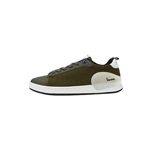 Vespa footwear freccia sneaker, unisex adulto, verde (verde militare), 41 eu (7 uk)