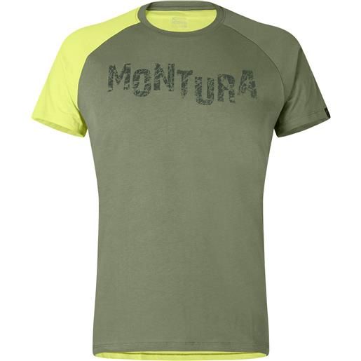 MONTURA karok t-shirt verde salvia/verde lime delav