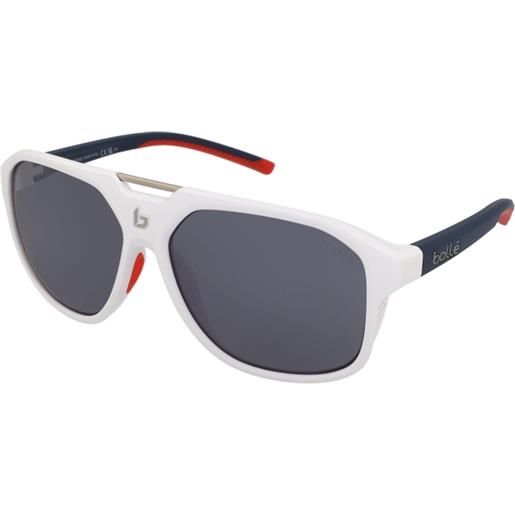 Bollé arcadia bs037006 | occhiali da sole sportivi | prova online | unisex | plastica | pilot | bianco | adrialenti