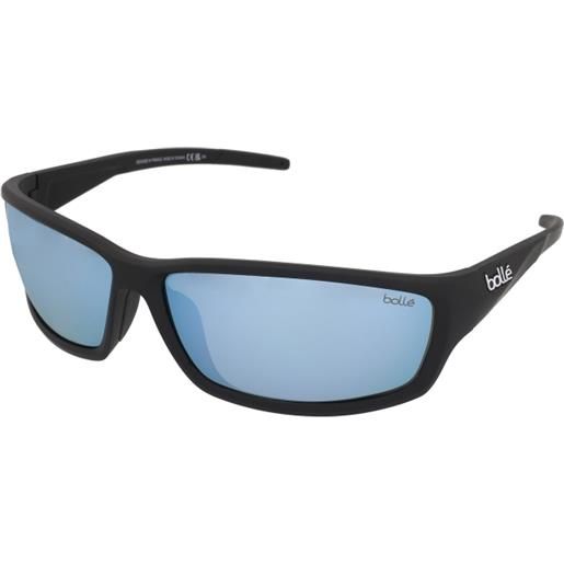 Bollé cerber bs041003 | occhiali da sole sportivi | unisex | plastica | rettangolari | nero | adrialenti