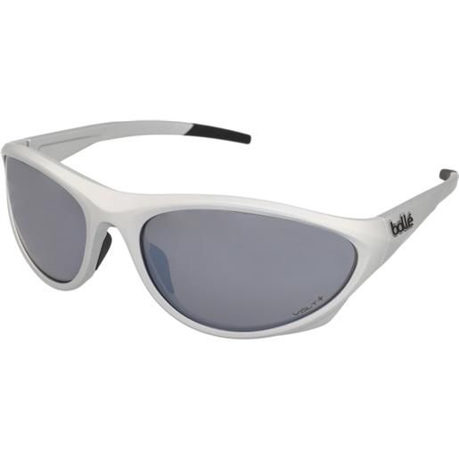 Bollé chimera bs135006 | occhiali da sole sportivi | unisex | plastica | rettangolari | argento | adrialenti