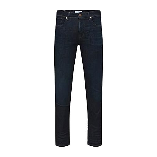 SELECTED HOMME slh175-slimleon 6291 db super jns w noos, blu jeans scuro, 42 it (28w/32l) uomo