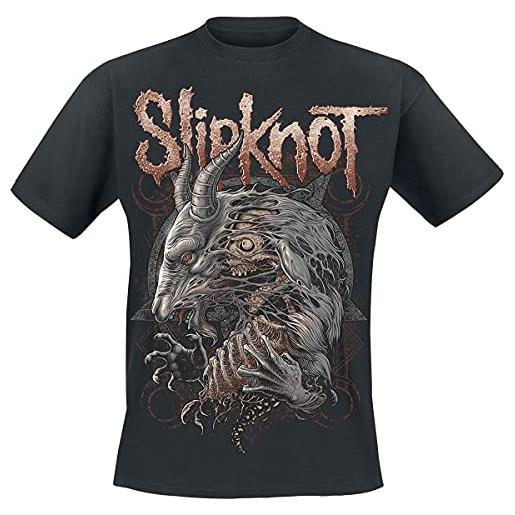 Slipknot vegetative uomo t-shirt nero l 100% cotone regular