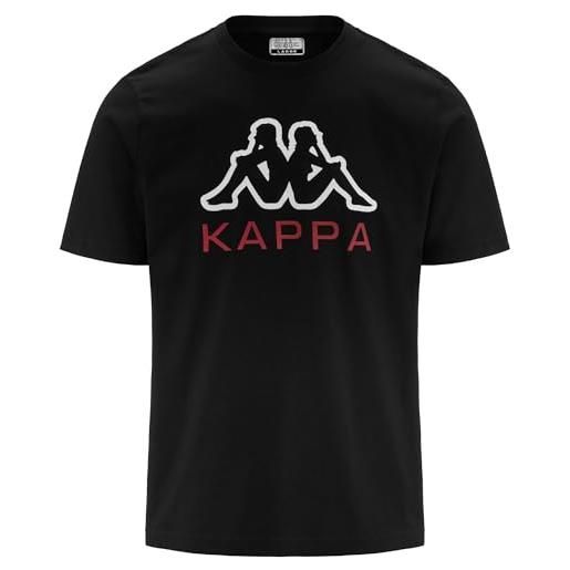 Kappa logo edgar - t-shirts. Top - t-shirt - uomo - black