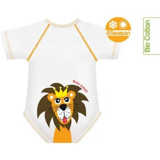 Amicafarmacia j bimbi body 0-36m bio cotton 4 season baby jungle leone