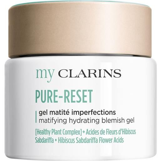 Clarins my clarins pure-reset gel matitè imperfections 50 ml