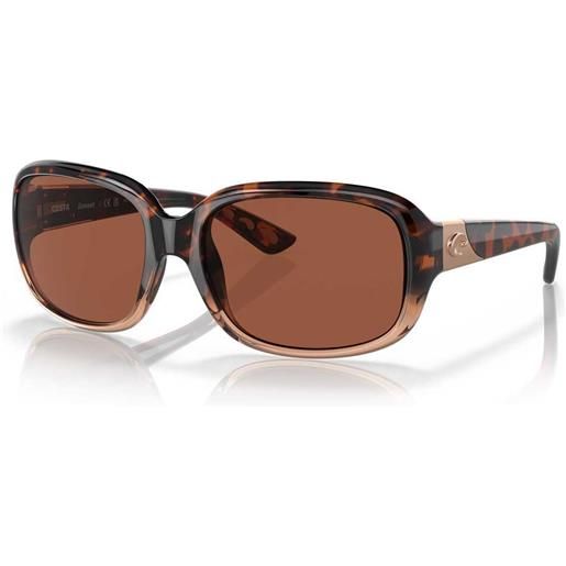 Costa gannet polarized sunglasses oro copper 580p/cat2 uomo