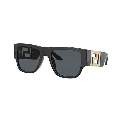 Versace occhiali da sole greca ve 4403 black/grey 57/20/140 uomo
