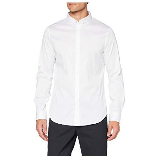 Armani Exchange shirt camicia da uomo, bianco (white), xxl