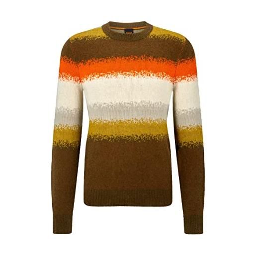 BOSS kultico knitted_sweater, verde scuro, l uomo