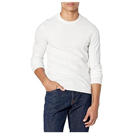 Armani Exchange pullover sweater, white, xs