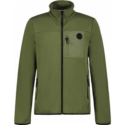 Icepeak - pile leggero e caldo - algoma jacket leaf green per uomo - taglia s, m, l, xl - verde