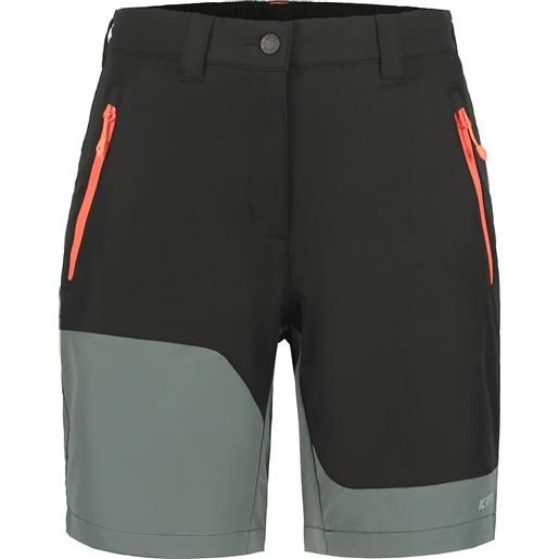 Icepeak - pantaloncini da trekking - bastrop short black per donne in pelle - taglia 34 fi, 36 fi, 38 fi, 40 fi - nero