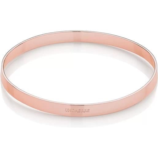 Unoaerre bracciale donna rosato Unoaerre 2414 rigido lux bangle tubo piatto bronzo