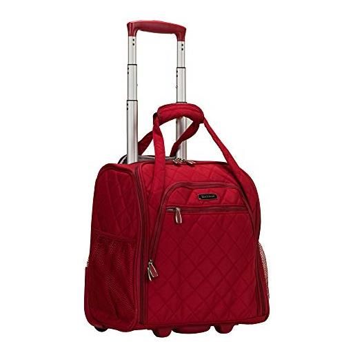 Rockland melrose - bagaglio a mano con ruote verticali, rosso, taglia unica, melrose - bagaglio a mano con ruote verticali