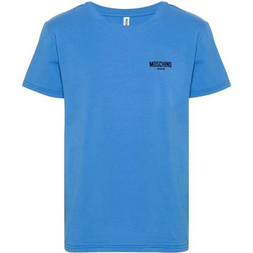 MOSCHINO t-shirt maniche corte blu / s