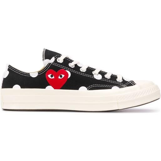 Comme Des Garçons Play x Converse sneakers con stampa - nero