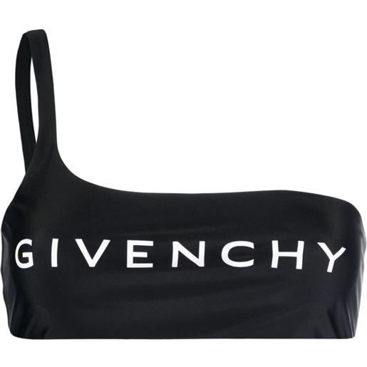 Givenchy top bikini con stampa - nero