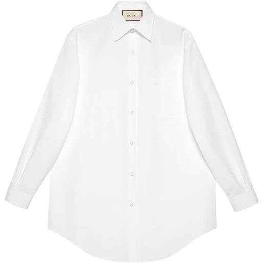 Gucci camicia oversize - bianco
