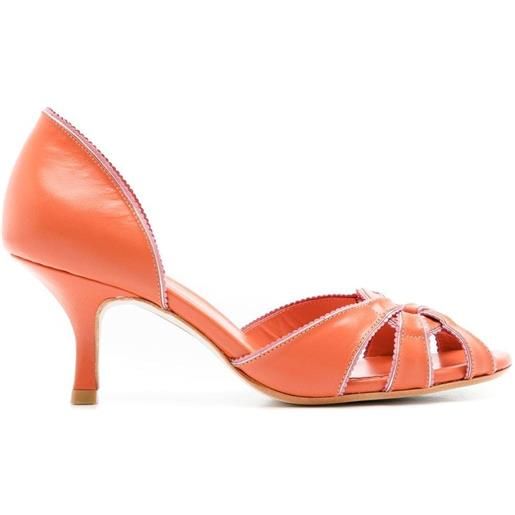 Sarah Chofakian sandali scarpin carrie - arancione