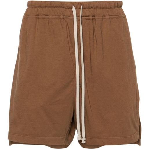 Rick Owens DRKSHDW shorts con coulisse - marrone