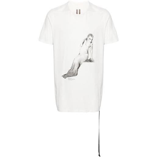 Rick Owens DRKSHDW t-shirt level t - bianco