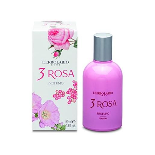 L'Erbolario 3 rosa eau de parfum - profumo in confezione da 1 x 50 ml