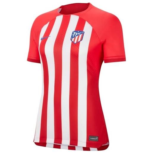 Nike atletico madrid dx2723-612 atm w nk df stad jsy ss hm t-shirt donna sport red/global red/white/old roya xs