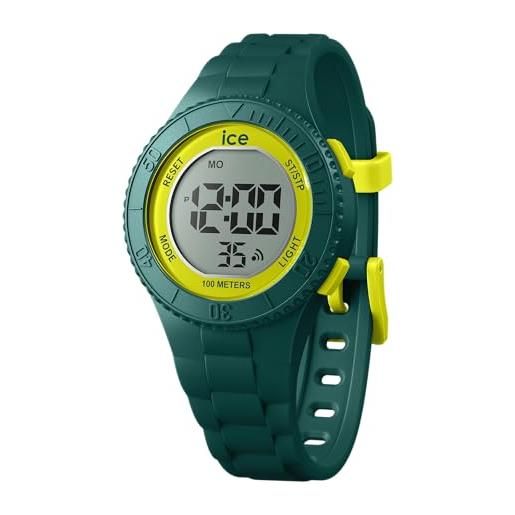 ICE-WATCH orologio con cinturino in silicone 021622, verde (verdigris sulphur)