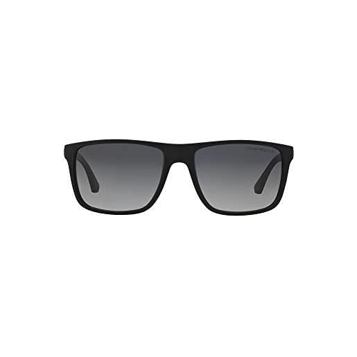 Emporio Armani 5229t3 occhiali, nero (black/grey rubber), 56 unisex-adulto