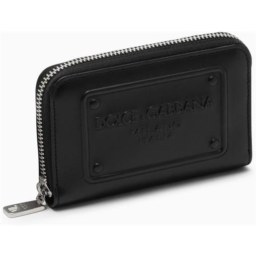 Dolce&Gabbana portafoglio nero in pelle