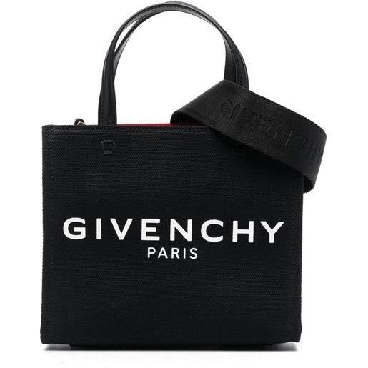 Givenchy borsa tote g mini - nero