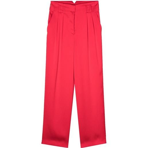 Genny pantaloni dritti - rosso