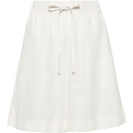 Vince shorts a vita alta - bianco