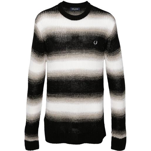 Fred Perry maglione con effetto sfumato - nero