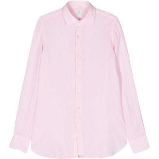 Finamore 1925 Napoli camicia con colletto ampio - rosa