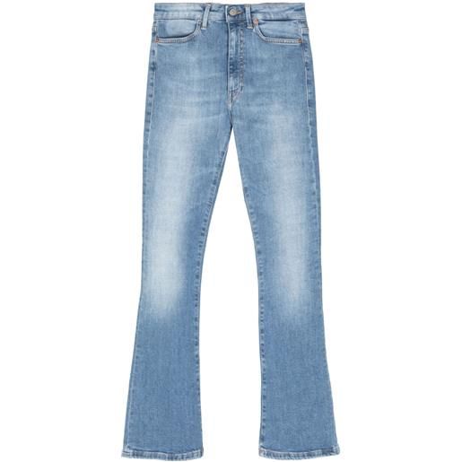 DONDUP jeans mandy svasati a vita alta - blu