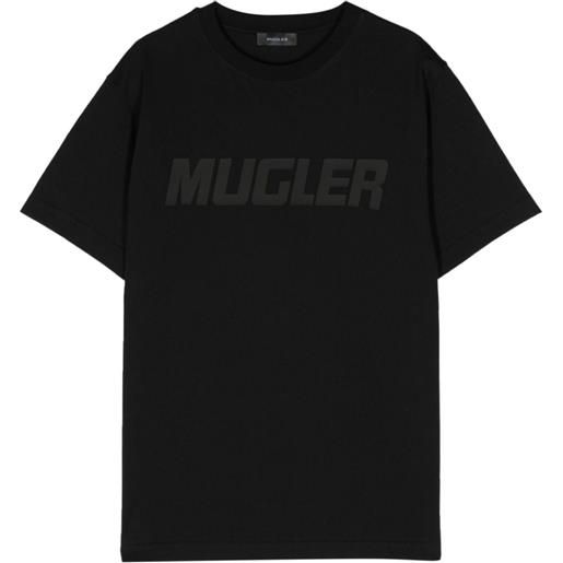 Mugler t-shirt con applicazione - nero